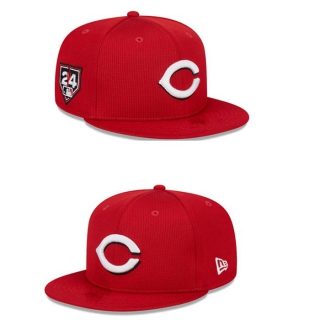 MLB Cincinnati Reds New Era 2024 Spring Training 9FIFTY Snapback Hat Red 2018