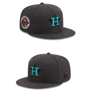 MLB Houston Astros New Era Graphite Print Undervisor Celebrating 45 Years 9FIFTY Snapback Hat 2015