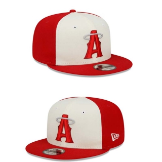 MLB Los Angeles Angels New Era White Red City Connect 9FIFTY Snapback Hat 2020