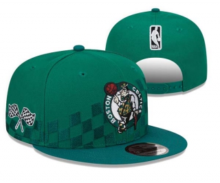 NBA Boston Celtics New Era 2024 Rally Drive Checkerboard 9FIFTY Snapback Hat Kelly Green 3039