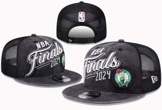 NBA Boston Celtics New Era Black 2024 Eastern Conference Champions Locker Room 9FIFTY Snapback Hat 8006