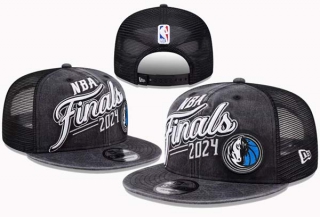 NBA Dallas Mavericks New Era Black 2024 Western Conference Champions Locker Room 9FIFTY Snapback Hat 8003