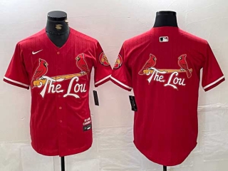 Men's MLB St. Louis Cardinals Blank Red 2024 City Connect Stitched Baseball Jersey (3)