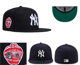 MLB New York Yankees New Era Black 1977 All Star Game Patch 59FIFTY Fitted Hat 0530