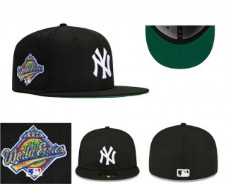 MLB New York Yankees New Era Black 1996 World Series Patch 59FIFTY Fitted Hat 0531