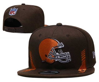 NFL Cleveland Browns New Era Brown 2021 NFL Sideline Home 9FIFTY Snapback Hat 2028