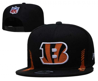 NFL Cincinnati Bengals New Era Black 2021 NFL Sideline Home 9FIFTY Snapback Hat 2021