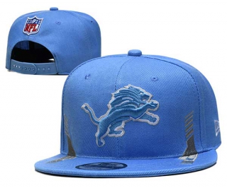 NFL Detroit Lions New Era Blue Gray 2021 NFL Sideline Home 9FIFTY Snapback Hat 2005