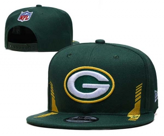 NFL Green Bay Packers New Era Green Gold 2021 NFL Sideline Home 9FIFTY Snapback Hat 2020