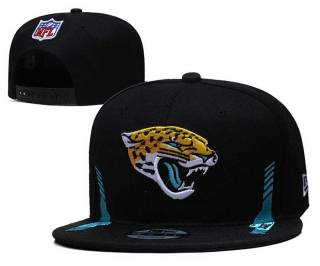 NFL Jacksonville Jaguars New Era Black 2021 NFL Sideline Home 9FIFTY Snapback Hat 2043