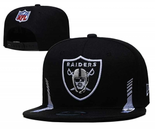 NFL Las Vegas Raiders New Era Black 2021 NFL Sideline Home 9FIFTY Snapback Hat 2122