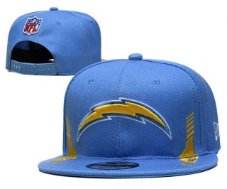 NFL Los Angeles Chargers New Era Blue Gold 2021 NFL Sideline Home 9FIFTY Snapback Hat 2002