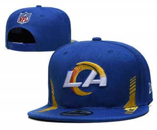 NFL Los Angeles Rams New Era Royal Gold 2021 NFL Sideline Home 9FIFTY Snapback Hat 2008