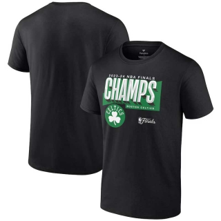 Men's Boston Celtics Fanatics Black 2023-24 NBA Finals Champions Big & Tall Pick & Roll Defense T-Shirt