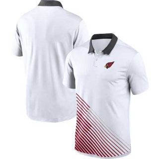 Men's NFL Arizona Cardinals Nike Dri-FIT Yard Line Vapor Performance White Polo Shirt