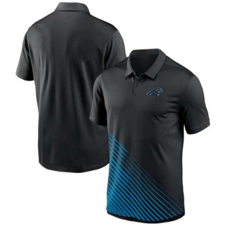 Men's NFL Carolina Panthers Nike Dri-FIT Yard Line Vapor Performance Black Polo Shirt