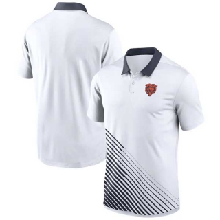 Men's NFL Chicago Bears Nike Dri-FIT Yard Line Vapor Performance White Polo Shirt