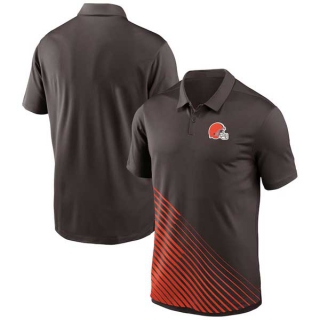 Men's NFL Cleveland Browns Nike Dri-FIT Yard Line Vapor Performance Brown Polo Shirt