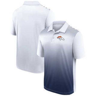 Men's NFL Denver Broncos Fanatics Sandlot Game Polo Shirt White Navy