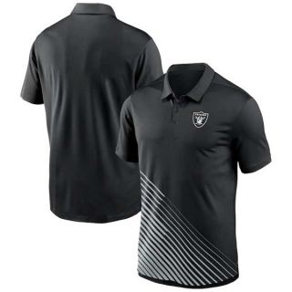 Men's NFL Las Vegas Raiders Nike Dri-FIT Yard Line Vapor Performance Black Polo Shirt