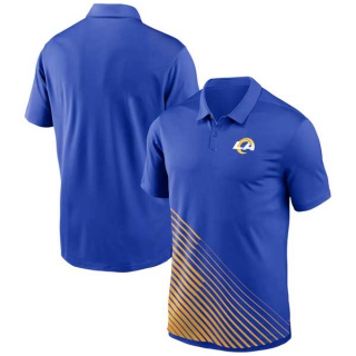 Men's NFL Los Angeles Rams Nike Dri-FIT Yard Line Vapor Performance Royal Polo Shirt