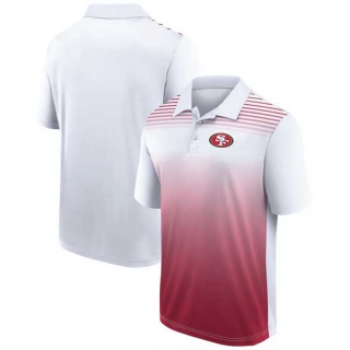 Men's NFL San Francisco 49ers Fanatics Sandlot Game Polo Shirt White Red