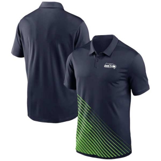 Men's NFL Seattle Seahawks Nike Dri-FIT Yard Line Vapor Performance Navy Polo Shirt