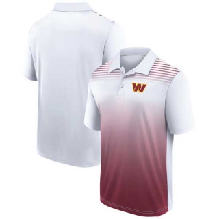 Men's NFL Washington Commanders Fanatics Sandlot Game Polo Shirt White Red