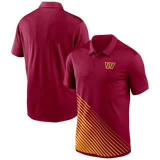 Men's NFL Washington Commanders Nike Dri-FIT Yard Line Vapor Performance Burgundy Polo Shirt