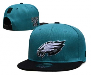 NFL Philadelphia Eagles New Era Midnight Green Black NFC East Side Patch Embroidery 9FIFTY Snapback Hat 6045