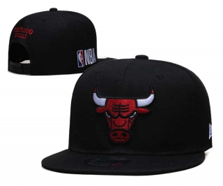 NBA Chicago Bulls New Era Black Side Patch Embroidery 9FIFTY Snapback Hat 6079