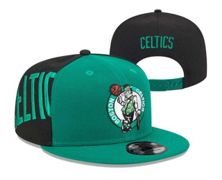 NBA Boston Celtics New Era Kelly Green Black Gameday Sideswipe 9FIFTY Snapback Hat 3041