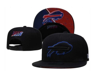 NFL Buffalo Bills New Era Black Back Patch Embroidery 9FIFTY Snapback Hat 6025