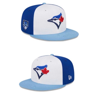 MLB Toronto Blue Jays New Era White Powder Blue 2024 Spring Training 9FIFTY Snapback Hat 2018