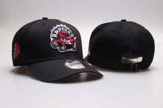 NBA Toronto Raptors New Era Black Curved Brim Throwback 9TWENTY Adjustable Cap 5003