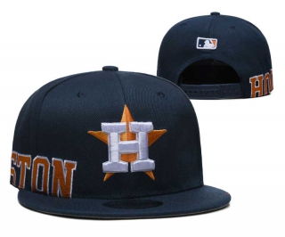 MLB Houston Astros New Era Navy Blue Side Split 9FIFTY Snapback Hat 3026