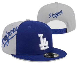 MLB Los Angeles Dodgers New Era Royal Grey Gameday Sideswipe 9FIFTY Snapback Hat 3027