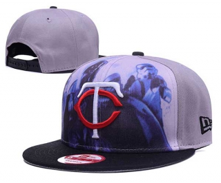 MLB Minnesota Twins New Era Black Gray Star Wars 9FIFTY Snapback Hat 6007