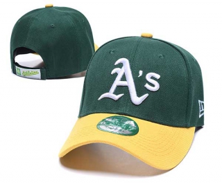 MLB Oakland Athletics New Era Green Yellow 9FORTY Adjustable Hat 8001