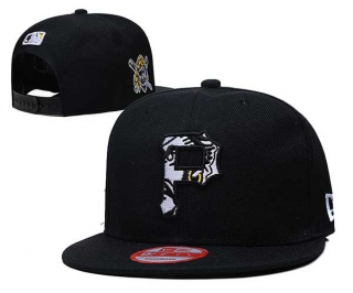 MLB Pittsburgh Pirates New Era Black Batting Practice Sidepatch 9FIFTY Snapback Hat 8001