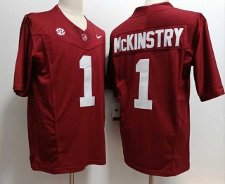 Men's NCAA College Alabama Crimson Tide #1 Kool-Aid McKinstry Football Nike Jerseys Crimson