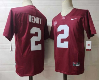 Men's NCAA College Alabama Crimson Tide #2 Jalen Hurts Football Nike Jerseys Crimson