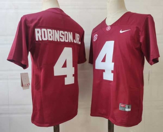 Men's NCAA College Alabama Crimson Tide #4 Brian Robinson Jr