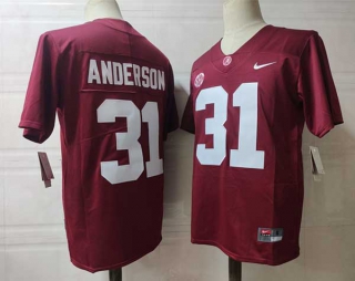 Men's NCAA College Alabama Crimson Tide #31 Will Anderson Jr