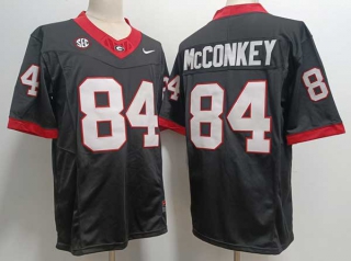 Men's NCAA College Georgia Bulldogs #84 Ladd McConkey Football Nike Stitched Jersey Black