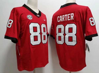 Men's NCAA College Georgia Bulldogs #88 Jalen Carter Football Nike Stitched Jersey Red