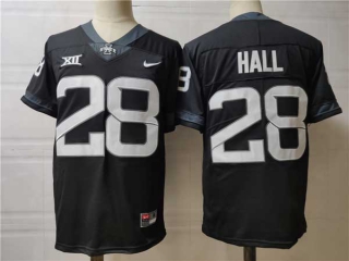 Men's NCAA College Iowa State Cyclones #28 Breece Hall Football Nike Jerseys Black