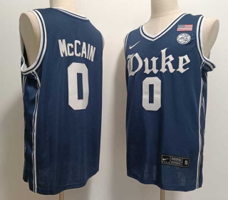 Men's NCAA College Duke Blue Devils #0 Jared McCain Basketball Nike Stitched Jersey Navy