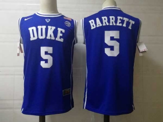 Men's NCAA College Duke Blue Devils #5 RJ Barrett Basketball Nike Stitched Jersey Royal