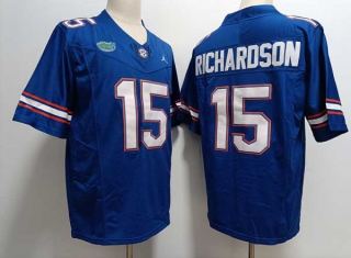 Men's NCAA College Florida Gators #15 Anthony Richardson Football Jordan Brand Stitched Jersey Royal (2)